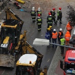 Zawalona kamienica w centrum Katowic