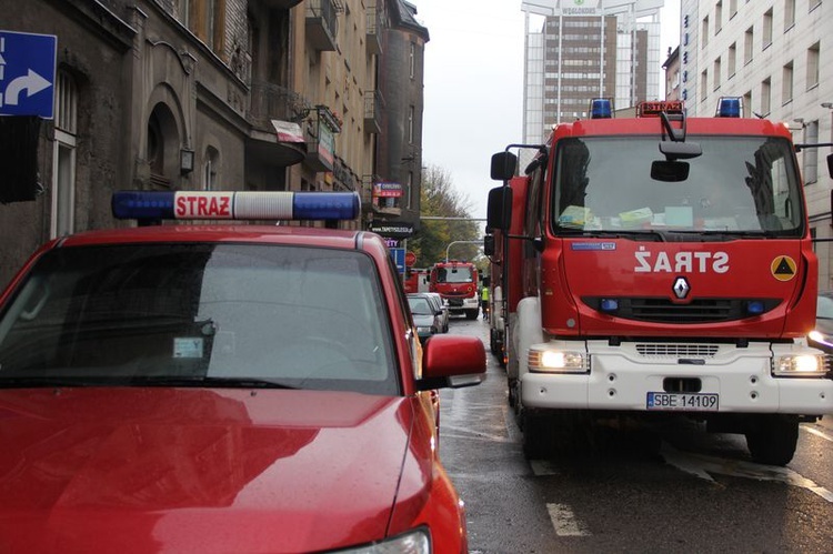 Zawalona kamienica w centrum Katowic