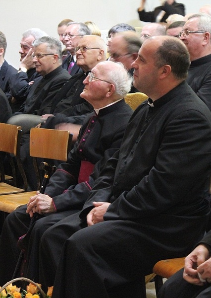 Edyta Geppert na jubileuszu ks. Józefa Strączka