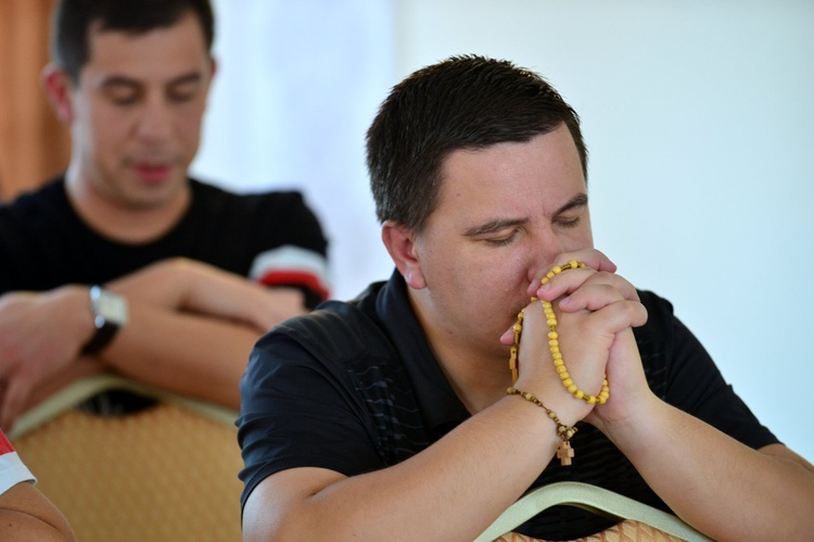 Rekolekcje w Mokrzeszowie - modlitwa