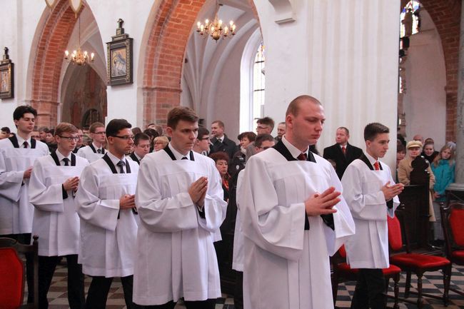 Msza św.  i obłóczyny w Gdańskim Seminarium Duchownym