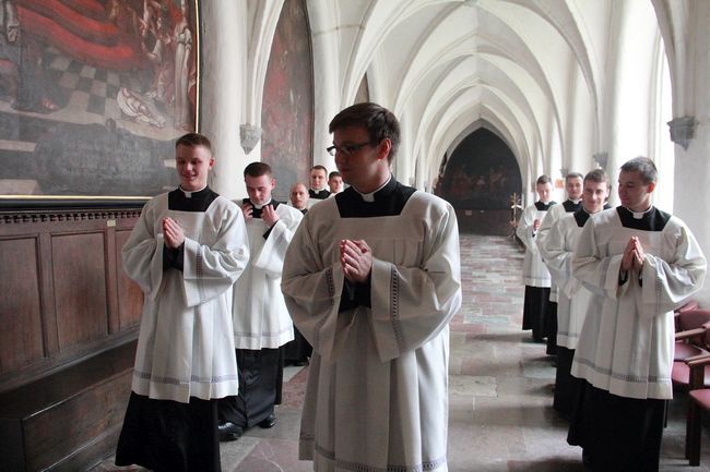 Msza św.  i obłóczyny w Gdańskim Seminarium Duchownym