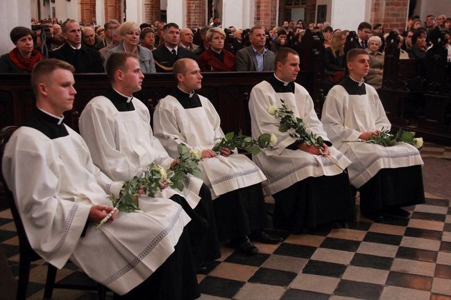 Msza św.  i obłóczyny w Gdańskim Seminarium Duchownym