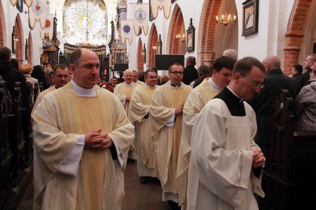 Msza św.  i obłóczyny w Gdańskim Seminarium Duchownym