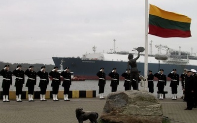 Statek-terminal wpłynął do portu w Kłajpedzie
