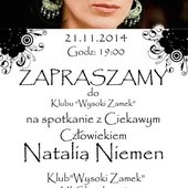 Spotkanie z Natalią Niemen, Katowice, 21 listopada