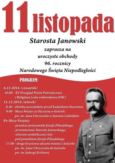 Dzień Niepodległości w Janowie