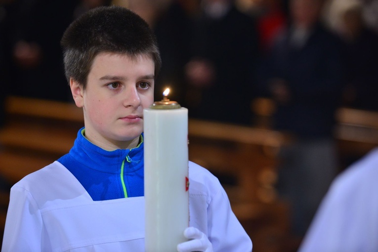 Poświęcenie witraża w Świebodzicach