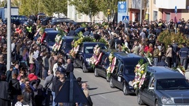 Pogrzeb ofiar wypadku