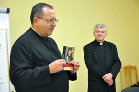  Prezentacja książki o. Stanisława Cieślaka (z prawej) o o. Józefie Andraszu