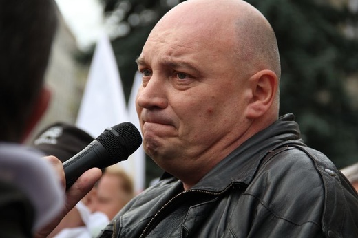 Emeryci górniczy protestowali