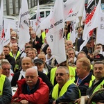 Emeryci górniczy protestowali