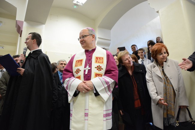 Poświęcenie gmachu szkół katolickich w Opolu