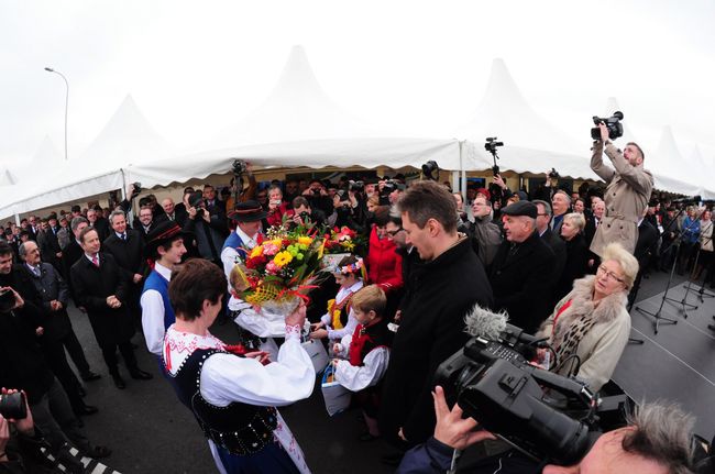 Otwarcie mostu w Połańcu