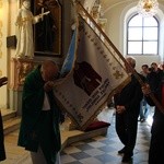 Poświęcenie sztandaru "Solidarności" w Skoczowie