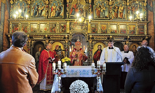 Z okazji 250. rocznicy budowy cerkwi św. Dymitra Służbę Bożą sprawował biskup greckokatolicki Eugeniusz Popowicz z Przemyśla. Hierarchę i uczestników liturgii witał ks. proboszcz Józef Bąk 