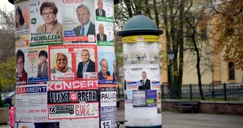 Po wyborczej walce zostały plakaty