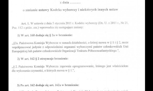 Komorowski nie chciał wzmocnienia infosystemu