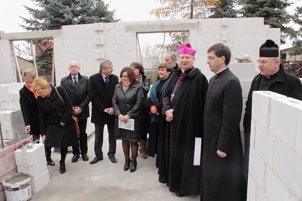 Poświęcenie kamienia węgielnego pod ŚDS