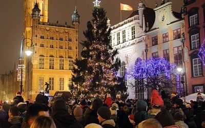 Rozbłysła gdańska choinka