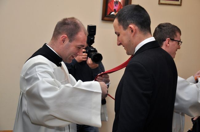 Obłóczyny w seminarium