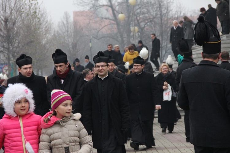 Msza górnicza w katowickiej katedrze