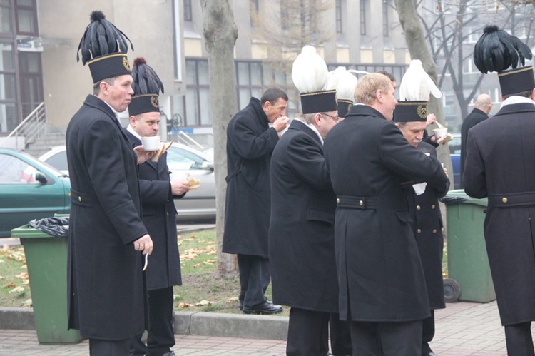 Msza górnicza w katowickiej katedrze