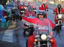 Mikołaje na motocyklach opanowali Trójmiasto