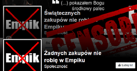 Bojkotujący Empik nie dają za wygraną