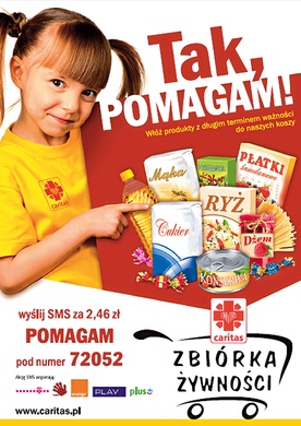  Plakat promujący akcję „TAK Pomagam”