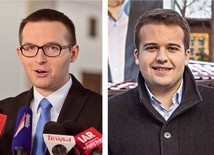 Od lewej: Krzysztof Kosiński,  prezydent Ciechanowa (26 lat), Marek Materek,  prezydent Starachowic (25 lat), Lucjusz Nadbereżny,  prezydent Stalowej Woli (29 lat)