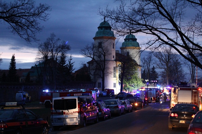 Pożar na zamku Książ