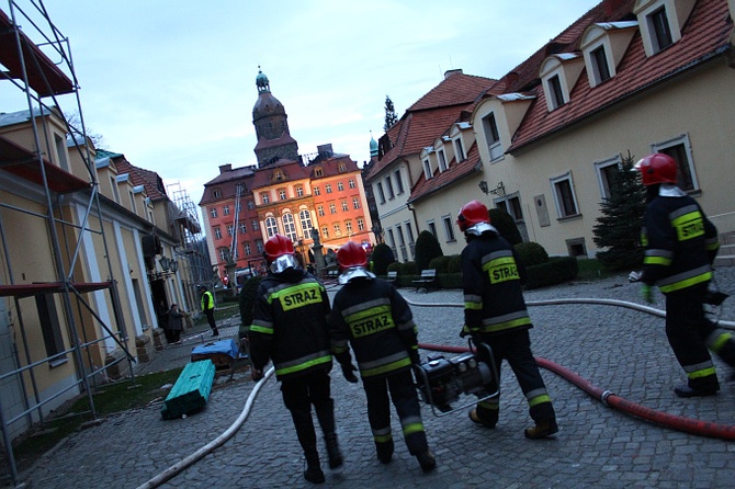 Pożar na zamku Książ