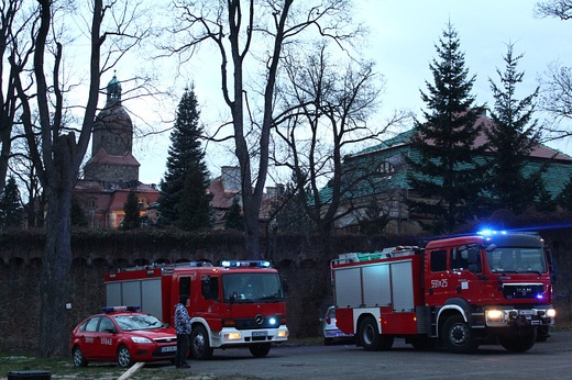 Pożar na zamku Książ