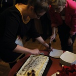 Błogosławieństwo przed tortem