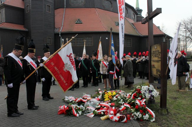 Uroczystość w rocznicę stanu wojennego w Zabrzu