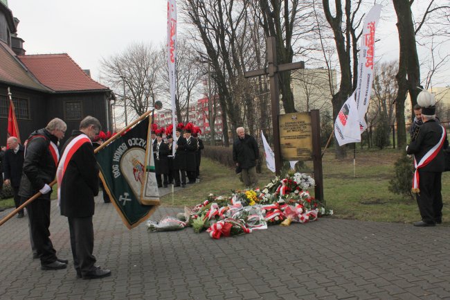 Uroczystość w rocznicę stanu wojennego w Zabrzu