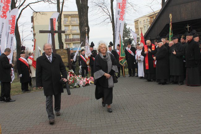 Uroczystość w rocznicę stanu wojennego w Zabrzu