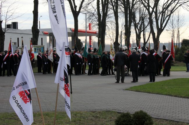 Uroczystość w rocznicę stanu wojennego w Zabrzu