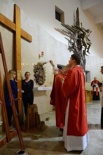 Powitanie symboli ŚDM w Opolu