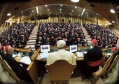 Obrady nadzwyczajnego synodu biskupów w październiku 2014 r.