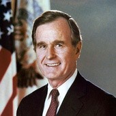 George H.W. Bush w szpitalu