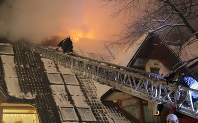 Pożar hotelu w Zakopanem ugaszony