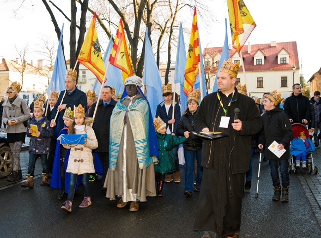 Orszak Trzech Króli w Skawinie 2014 r.