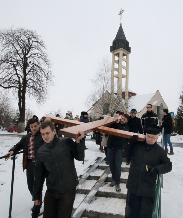 Symbole ŚDM w Siemianowicach