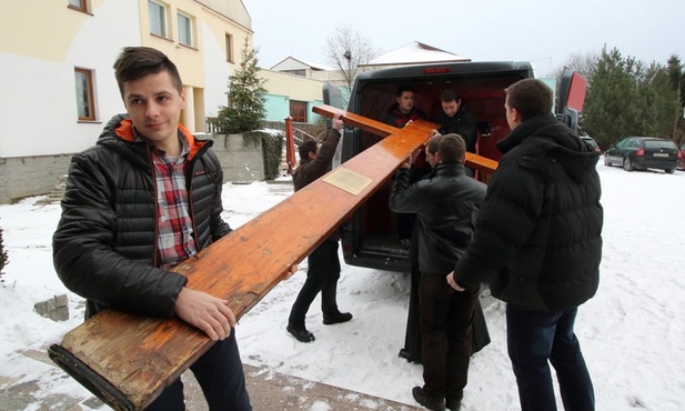 Symbole ŚDM w Siemianowicach