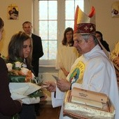 Eucharystii przewodniczył bp Henryk Tomasik. Z prawej ks. Wojciech Szary