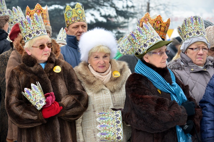 Nowa Ruda Słupiec - orszak - w drodze