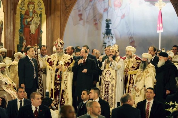 Egipt: prezydent na liturgii koptyjskiej