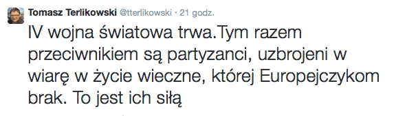 Terlikowski pozywa Palikota